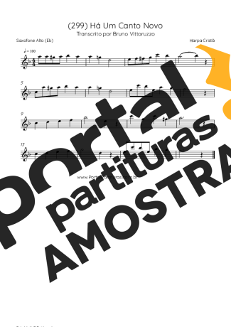Harpa Cristã  partitura para Saxofone Alto (Eb)