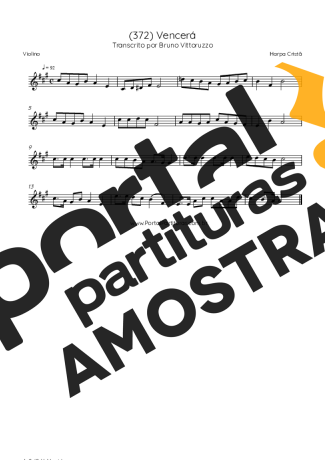 Harpa Cristã  partitura para Violino