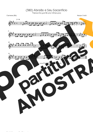 Harpa Cristã  partitura para Clarinete (Bb)