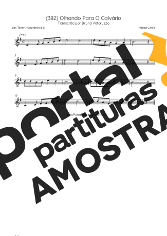 Harpa Cristã  partitura para Saxofone Tenor Soprano (Bb)
