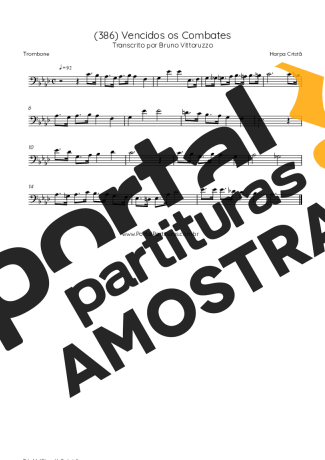 Harpa Cristã  partitura para Trombone