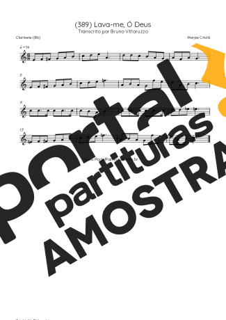 Harpa Cristã  partitura para Clarinete (Bb)