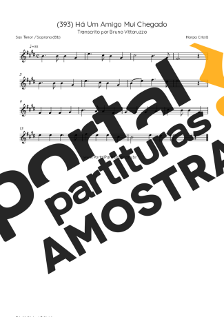 Harpa Cristã  partitura para Saxofone Tenor Soprano (Bb)