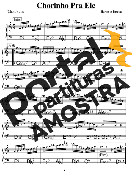 Hermeto Pascoal  partitura para Acordeon