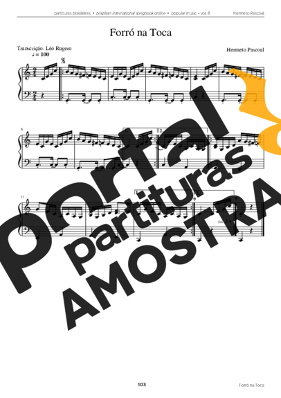 Hermeto Pascoal  partitura para Acordeon