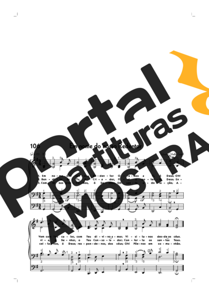 Hinário CCB  partitura para Órgão