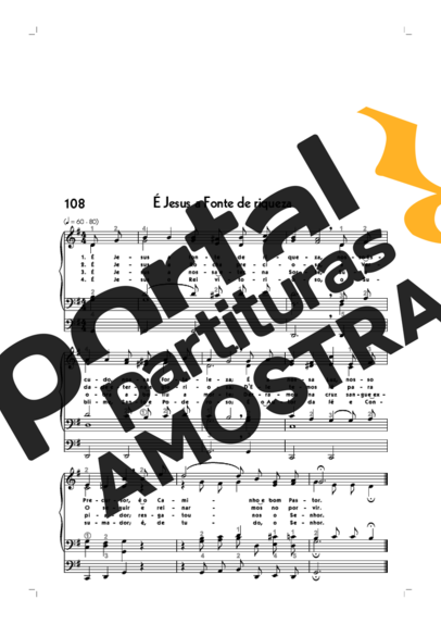 Hinário CCB  partitura para Órgão