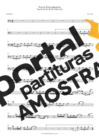 Ivan Lins  partitura para Trombone