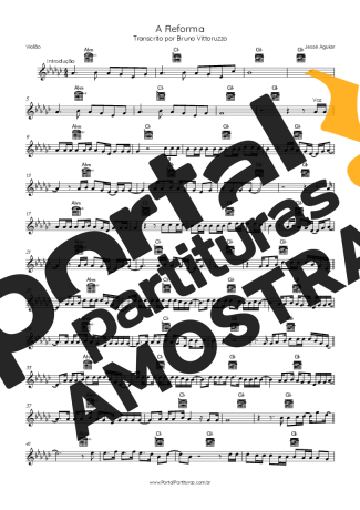 Jessé Aguiar  partitura para Violão