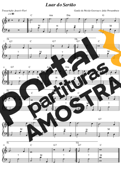 João Pernambuco  partitura para Acordeon