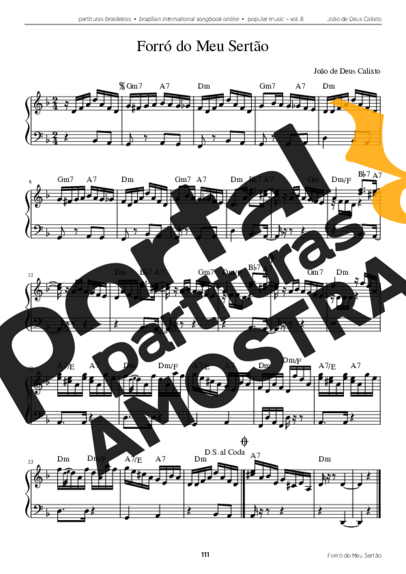 João de Deus Calixto  partitura para Acordeon