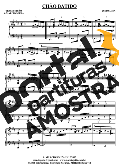 Julio Lima  partitura para Acordeon