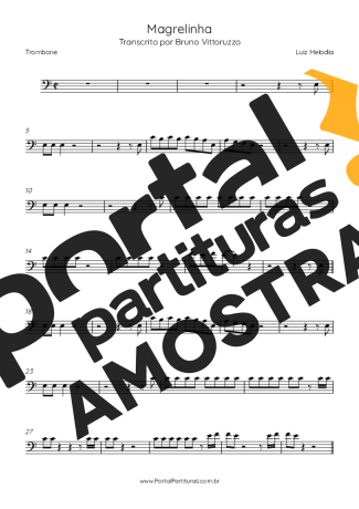 Luiz Melodia  partitura para Trombone