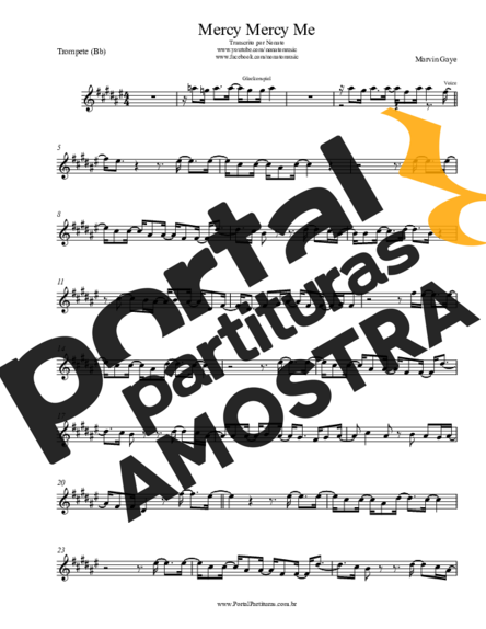 Marvin Gaye  partitura para Trompete