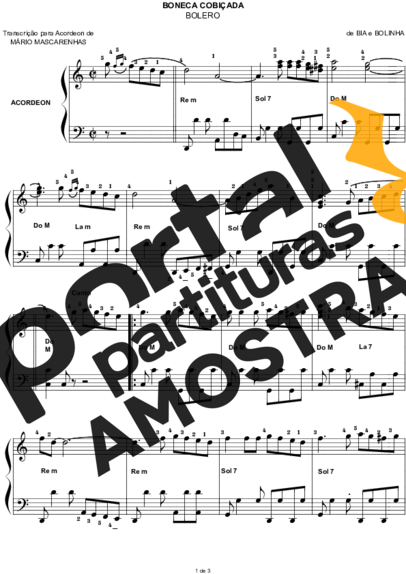 Ministério Apascentar de Nova Iguaçu  partitura para Acordeon