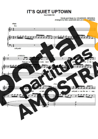 Musicals (Temas de Musicais) It´s Quiet Uptown partitura para Piano