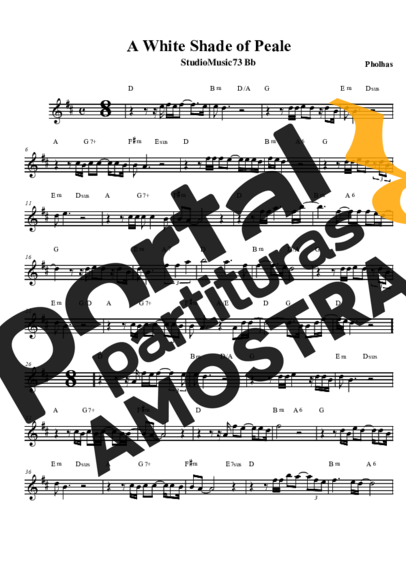 Pholhas  partitura para Saxofone Tenor Soprano (Bb)