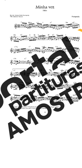 Pixinguinha  partitura para Bandolim