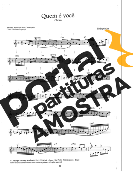 Pixinguinha  partitura para Flauta Transversal