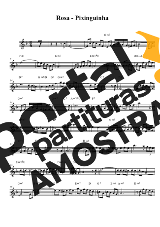 Pixinguinha  partitura para Clarinete (Bb)