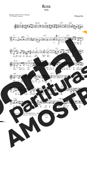 Pixinguinha  partitura para Bandolim
