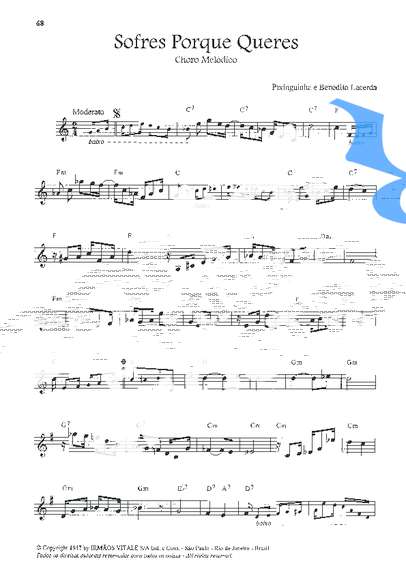 Pixinguinha  partitura para Flauta Transversal