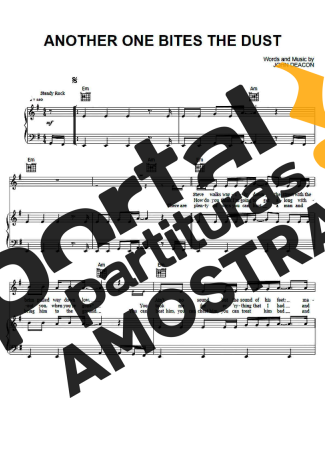 Queen  partitura para Piano