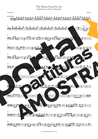 Queen  partitura para Violoncelo