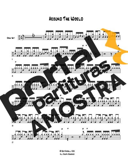 Red Hot Chili Peppers  partitura para Bateria