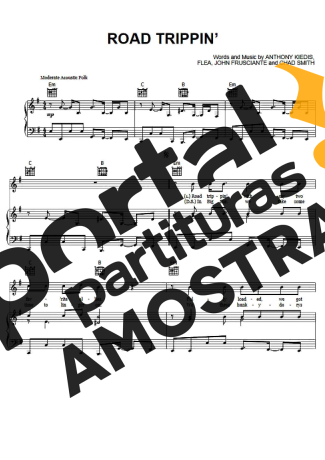 Red Hot Chili Peppers  partitura para Piano