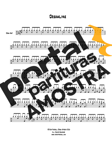 Rush  partitura para Bateria