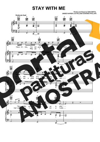Sam Smith  partitura para Piano