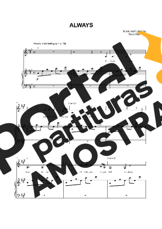 Scott Alan  partitura para Piano