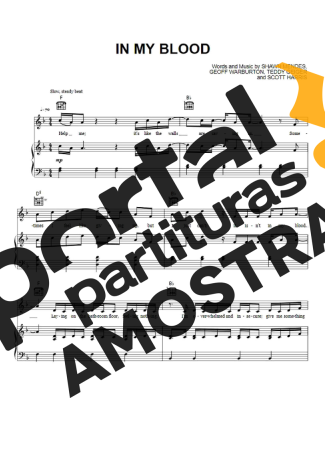 Shawn Mendes  partitura para Piano