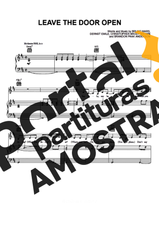 Silk Sonic  partitura para Piano