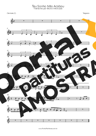 Taiguara  partitura para Clarinete (C)