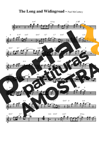 The Beatles  partitura para Saxofone Alto (Eb)