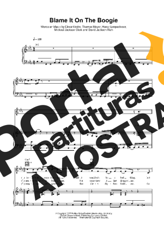 The Jackson 5  partitura para Piano