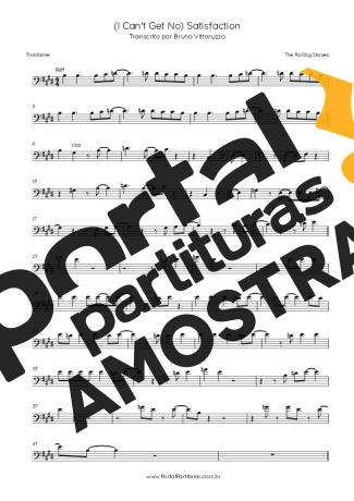 The Rolling Stones  partitura para Trombone