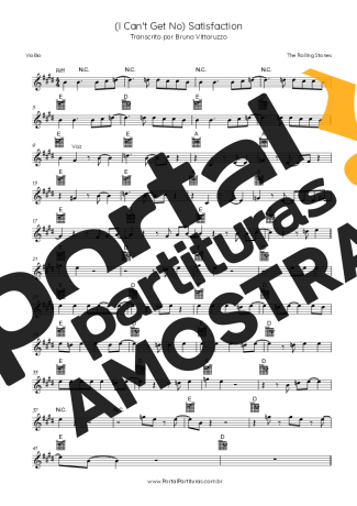 The Rolling Stones  partitura para Violão