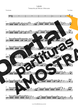 Tim Maia  partitura para Trombone