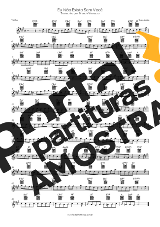 Tom Jobim  partitura para Violão