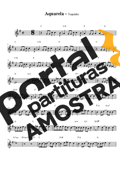 Toquinho  partitura para Saxofone Tenor Soprano (Bb)