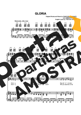 Umberto Tozzi  partitura para Piano