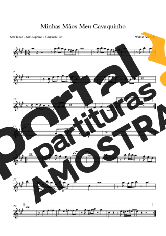 Waldir Azevedo  partitura para Clarinete (Bb)