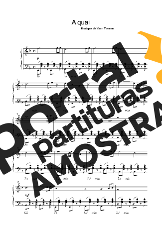 Yann Tiersen  partitura para Piano